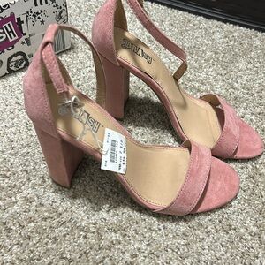 Pink Brash heels NWT